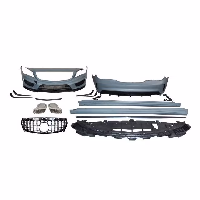 Kit De Carrosserie Mercedes W117 13-16 4P / SW Look AMG a 2 081,70 € TCM013101410089 chez CAROU TUNING